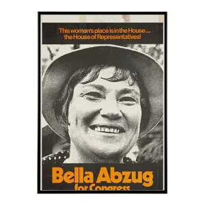 This woman’s place is in the house ? the House of Representatives!; Bella Abzug for Congress超古いポスター 復刻 デジタルリマスター 古典 アンティーク 中世 昭和 大正 歴史 インテリア おしゃれ プリントポスタ