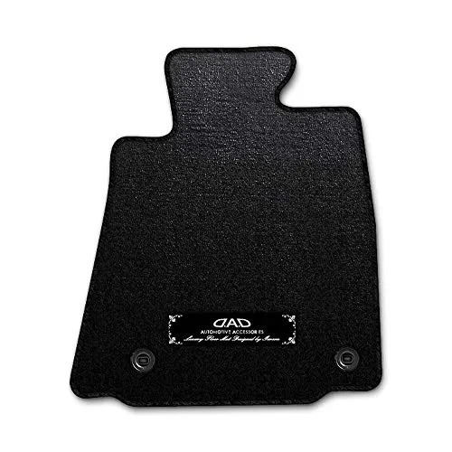 MAZDA(マツダ) MX-30 型式:DREJ3P 年式:R2/10~ ※ガソリン車/4WD 【D.A.D エグゼクティブ フロアマット】 1台分 エレガントデザインブラック/オーバーロック(ふちどり)カラー:ブラック/刺繍:シルバー/ヒールパッド無し