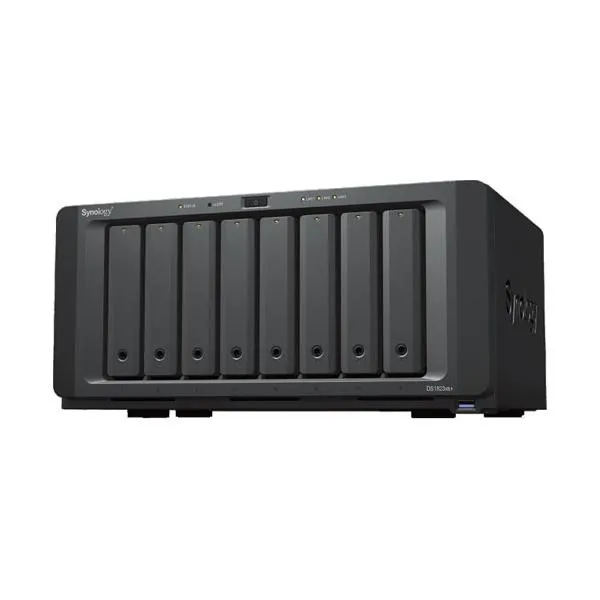 NAS Synology DS1823xs+ [DiskStation 8ベイ NAS 4コアRyzen V1780B 8GBメモリ 10GbE＋GbEｘ2 PCIe拡張 SATA対応]