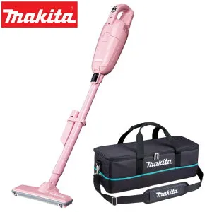 マキタ 10.8V 充電式クリーナー CL115FDWP ピンク 本体(2.0Ahバッテリー内蔵型・充電器付)+クリーナー用ソフトバッグ A-67153 オリジナルセット 紙パック式 ワンタッチスイッチ コードレス 掃除機