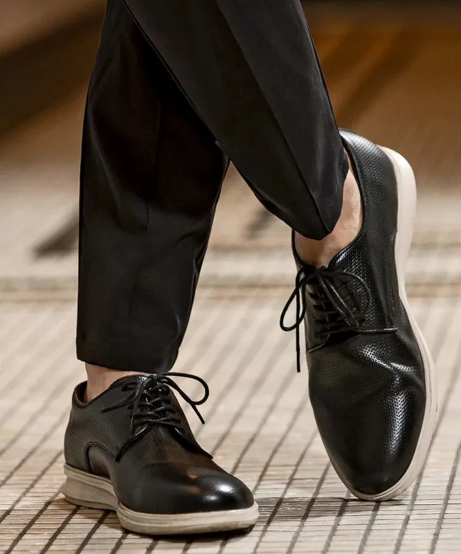 [マルイ]AKM Contemporary(エイケイエムコンテンポラリー)エンボスレザーレースアップスニーカー/エイケイエム コンテンポラリー（AKMContemporary） ブラック