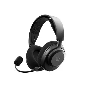 【4/25限定★抽選で最大100%ポイントバック！(要エントリー)】SteelSeries Arctis Nova 3P Wireless ブラック ゲーミングヘッドホン ワイヤレス ドングル付属 低遅延 ロングバッテリー 軽量 足音 スティ