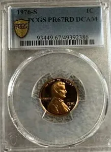1976年 S リンカーン記念館 ペニー 1 C PR 67 DCAM RD 素晴らしい