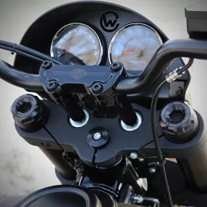 ハーレー FXLRS メーターオフセットキット 【Cult Werk】HD-BRO122