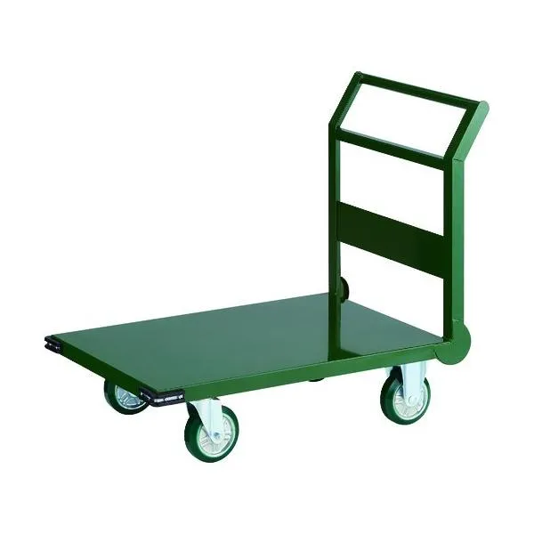 トラスコ中山 TRUSCO 鋼鉄製運搬車 900X600 Φ150ウレタン車 緑 SH2NU-GN 期間限定 ポイント10倍