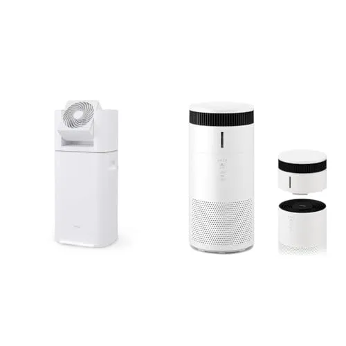 【本体＋加湿空気清浄機セット】アイリスオーヤマ 除湿機 サーキュレーター付き 衣類乾燥 デシカント式 13畳 除湿器 除湿量 5L IJD-I50-WH ホワイト/グレー+ 【Amazon.co.jp限定】アイリスオーヤマ 空気清浄機 加湿機能付き 10畳