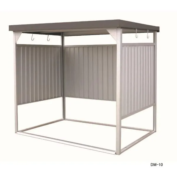 ダイマツ多目的万能物置 DM-10 壁面パネルショート お客様組立品 自転車置場 自転車置き場 サイクルハウス 喫煙所