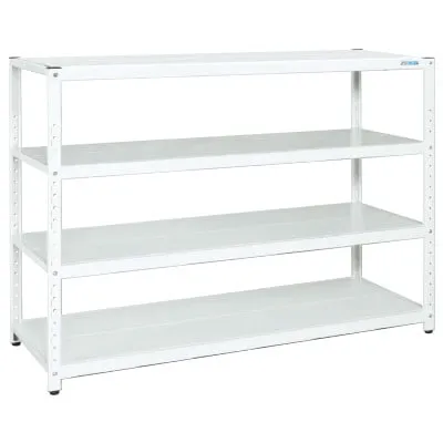 サカエ サカエラック 100kg/段 高さ1200mm 4段タイプ 幅1800×奥行550×高さ1200mm STN2-1812W