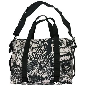 STYLEKEY (スタイルキー) トラベルバック GRAPHISTORY TRAVEL BAG (SK99ET-TBG04) ストリート系 B系 ヒップホップ 旅行カバン トートバック ボストンバック 2way ショルダーバック モノグラム 総柄 通勤 通学