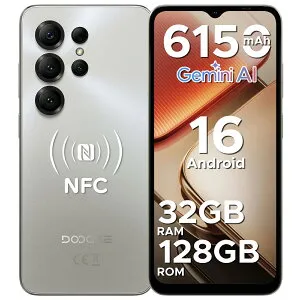 【数限定4000円OFF】DOOGEE NOTE56XPRO Android16 スマホ SIMフリー AI機能搭載 6.56インチ 90Hzディスプレイ 32GB RAM+128GB ROM+最大2TB拡張対応 8コアCPU 6150mAh大容量4GLTE対応 NFC機能 Widevine L1 Netflix1080P対応 顔認