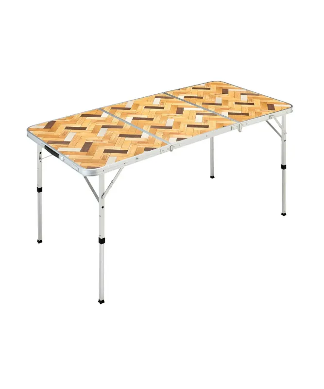 獲得ポイント118pt 15% OFF／SALE 【送料無料】コールマン(Coleman) アウトドアテーブル 大型テーブル ナチュラルパズルテーブル 150 2205811