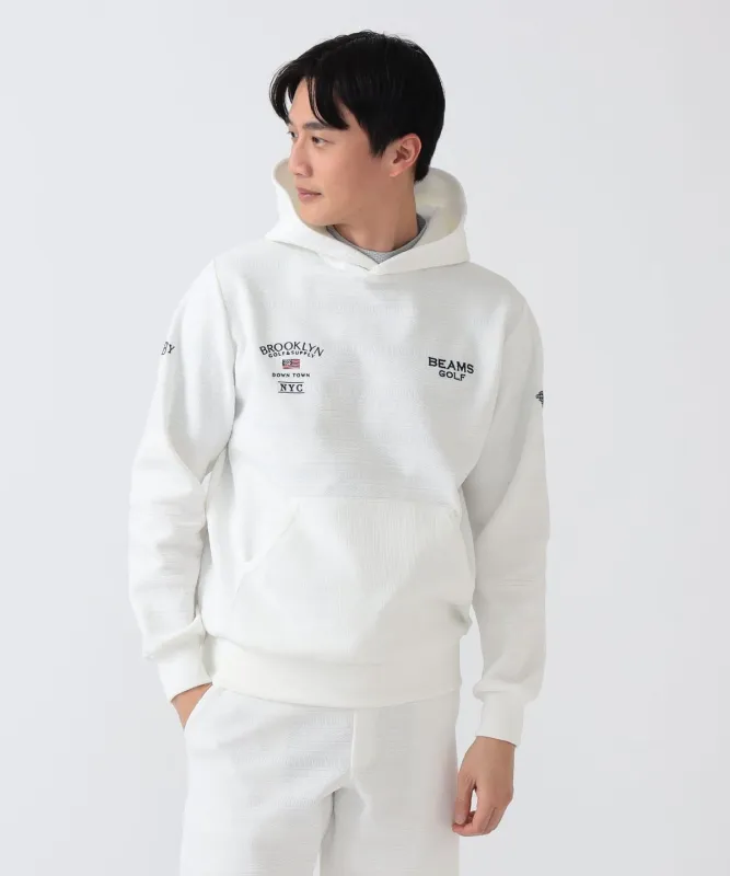 PURPLE LABEL / BROOKLYN ニット パーカー トップス MEN WHITE XL