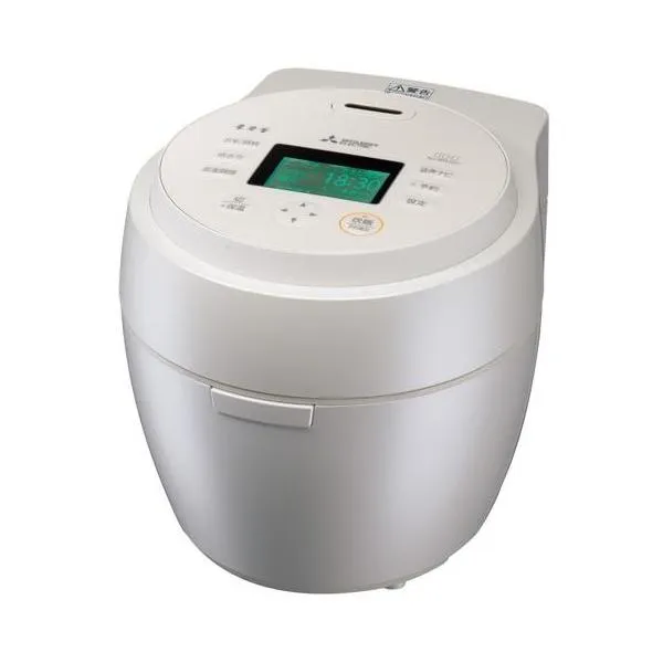 【長期保証付】三菱(MITSUBISHI) NJ-BW10H-W 白真珠 IHジャー炊飯器 本炭釜 5.5合 ホワイト かまど炊き 紬 つむぎ 玄米冷凍