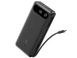 Power Bank (20000mAh 87W Built-In USB-C ケーブル) A1383N11 [ブラック]