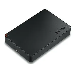 【25日は24時間限定クーポン配布】BUFFALO バッファローポータブルHDD 2.0TB ブラック HD-NRPCF2.0-GB(2440154)送料無料