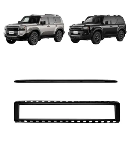 【kiAuto】新型 ランドクルーザー250 ランクル250 TRJ250W GDJ250W 専用 外装 フロントグリル ガーニッシュ ボンネット上 ガーニッシュ フードガーニッシュ グリルガード 傷付き防止 For Land Cruiser 250系 車