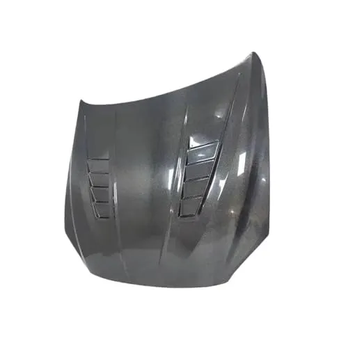 カーボンファイバー製車用フロントエンジンフードボンネットカバー改造 と互換性がある BMW 6シリーズ F06 M6 F12 F13 2011-2019対応(Black3)