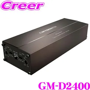 カロッツェリア GM-D2400 ブリッジャブル パワーアンプ 100W×4ch Class D ハイレゾ対応 ノイズ抑制 クリアな音質 サイバーナビ 楽ナビ 純正カーナビ 接続可能 車載用 小型 パワーアンプ コンソール