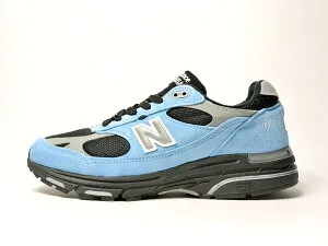 GWスペシャルセール!!【NEW BALANCE/ニューバランス】U993BB・スエード・ライトブルー・MADE IN USAコレクションbyテディ サンティス プロデュース（メイドインUSA・新品・アメリカ製・MR993GL/MR993BK/MR