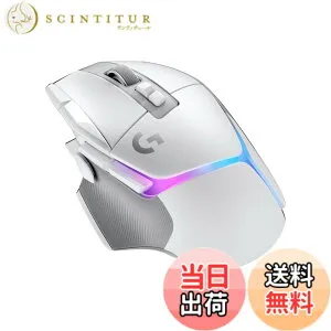 【送料無料】Logicool G ゲーミングマウス G502 X PLUS LIGHTSPEED ワイヤレス マウス G502XWL-RGBWH LIGHTFORCE ハイブリッドスイッチ HERO 25K センサー 13個プログラムボタン USB Type-C 充電 LIGHTSYNC RGB POWERPLAY 対