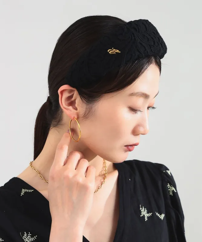 ENTWURFEIN エントワフェイン / レース カチューシャ ヘアアクセサリー WOMEN BLACK ONE SIZE