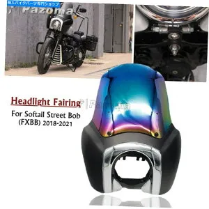 Windshield 2018 upハーレーソフトストリートボブFXBB FXST TスポーツフェアリングW / WINDSHIELD For 2018-up Harley Softail Street Bob FXBB FXST T Sport Fairing w/ Windshield【並行輸入品】