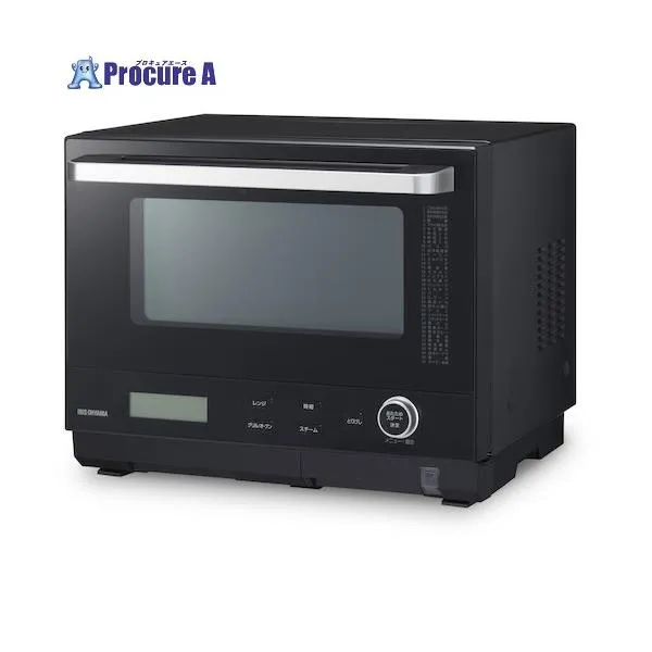 IRIS 518152 30Lタンク式スチームオーブンレンジ ブラック ■▼457-3095 MS-F3001-B 1台