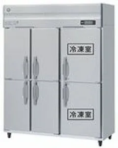 【期間限定】ホシザキ・星崎縦型インバーター冷凍冷蔵庫型式：HRF-150AF3-1-6D（旧HRF-150AF3-6D）寸法：幅1500mm 奥行800mm 高さ1910mm送料：無料 (メーカーより直送)保証：メーカー保証付