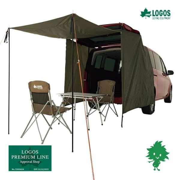 地震対策 LOGOS/ロゴス 71805056 neos ミニバンリビング-BB カーサイドタープ カーサイドリビング カーサイドシェルター 雨よけ 日よけ テント