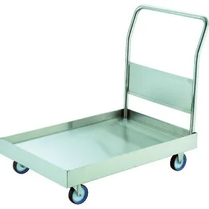 TRUSCO ( トラスコ中山 ) ステンレス台車 オールSUS304 皿型台車 900X600 NU車輪 ( SSAR-2NU )