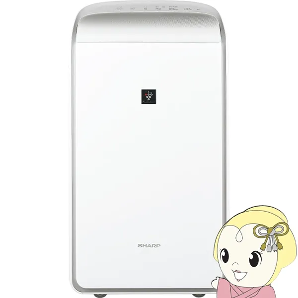 衣類乾燥除湿機 シャープ プラズマクラスター ハイブリッド方式 CV-TH150-W ホワイト系 PTCセラミックヒーターを搭載 部屋干し 消臭 除菌