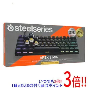 【いつでも2倍！1日と5.0のつく日、18日は3倍！】SteelSeries ゲーミングキーボード Apex 9 Mini JP 64830J