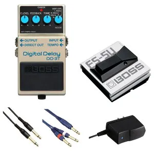 BOSS / DD-3T Digital Delay[自由自在にサウンドメイクセット] FS-5U PSA-100S2【PTNB】