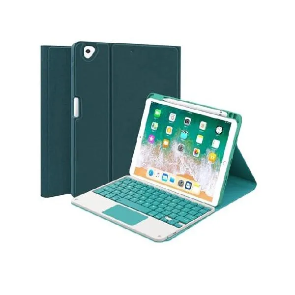 QYiiD iPad mini Touchpad Keyboard Case Compatible with iPad mini 5/4/3/2/1, Magnetically Detachable Wireless Keyboard, Smart Folio with Penci_並行輸入