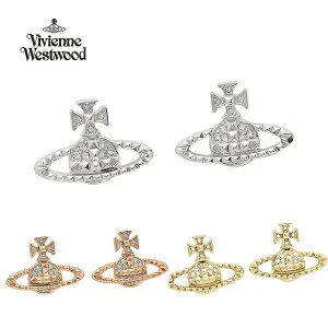 【4/24～27 10%OFFクーポン配布中】ヴィヴィアンウエストウッド MAYFAIR BAS RELIEF ピアス レディース スタッズ ORB オーブ ピンクゴールド ゴールド シルバー Vivienne Westwood 正規品