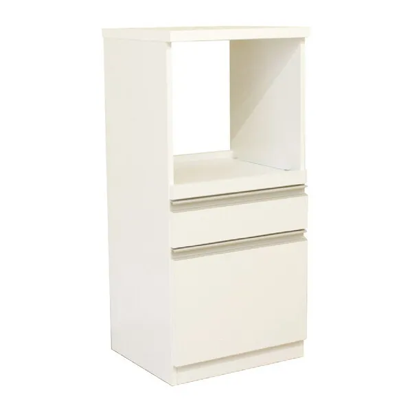 後藤家具物産 RB-02-H-WH ホワイト ルシード [レンジ台 引出しタイプ (幅48)]