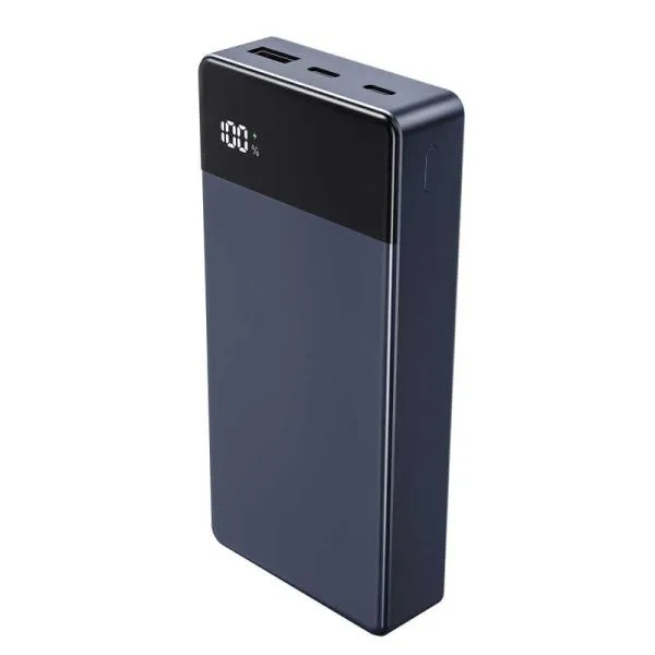 グリーンハウス 準固体 モバイル充電器 20000mAh ブルー ［USB Power Delivery対応 / 3ポート］ GH-SSMBPA200-BL