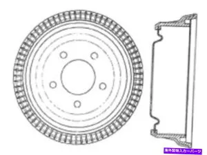 Brake Drum ブレーキドラム中心部123.6701 Brake Drum Centric Parts 123.6701【並行輸入品】