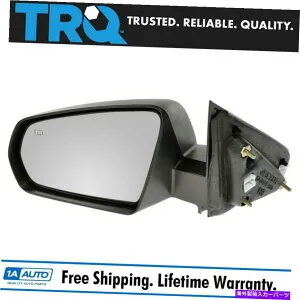 USミラー TRQサイドビューミラーパワー08-13ダッジアベンジャーのための黒いLH TRQ Side View Mirror Power Heated Black LH for 08-13 Dodge Avenger【並行輸入品】