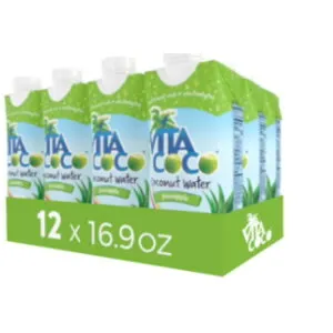 ビタココ パイナップル ココナッツウォーター 500ml 12本セット Vita Coco Coconut Water, Pineapple, 16.9 Fl Oz, 12 Count 【お取り寄せ商品】