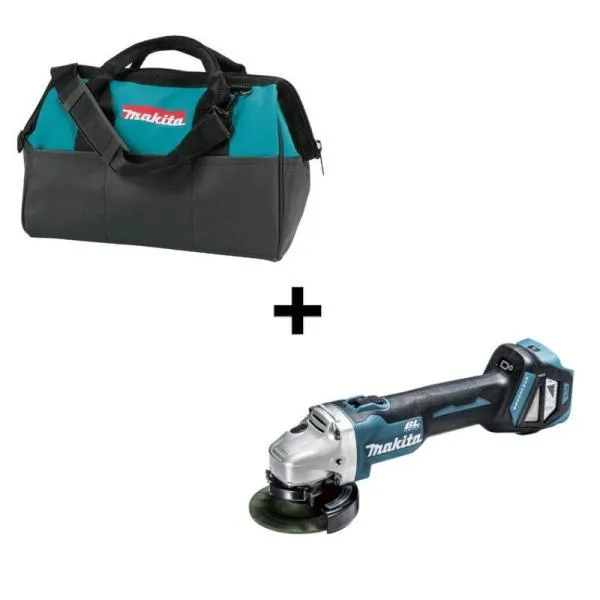 マキタ GA412DZ 100mm充電式ディスクグラインダ 18V(本体のみ) トートバッグ 831253-8 ◆