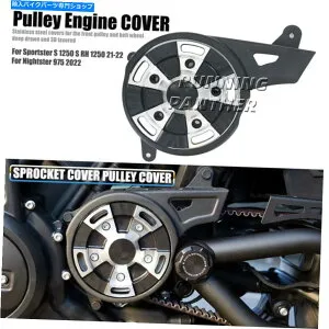 Engine Covers Sportster S 1250 RH1250S RH975ナイトスター975 2021 2022のスプロケットプーリーカバー Sprocket Pulley Cover For Sportster S 1250 RH1250s RH975 Nightster 975 2021 2022【並行輸入品】