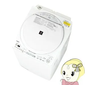 【4/25限定クーポン発行】洗濯乾燥機 SHARP シャープ 8.0kg ホワイト ES-TX8K-W【/srm】