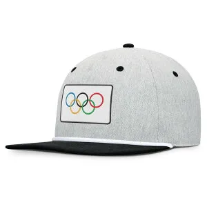 ファナティクス メンズ アクセサリー 帽子 Men's Fanatics Heather Gray/Black Olympic Games Photo Finish Adjustable Hat Heather Gray グレー