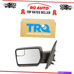 USミラー TRQミラーパワー加熱LED信号テクスチャブラックドライバーサイドF150のLH左LH TRQ Mirror Power Heated LED Signal Textured Black Driver Side Left LH for F150【並行輸入品】