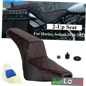 Seats Harley M8 Softailの2アップシート114 FXBB FXBBS FXST FLDE FLSL FLHCS 2018-2022 2-Up Seat For Harley M8 Softail 114 FXBB FXBBS FXST FLDE FLSL FLHCS 2018-2022【並行輸入品】