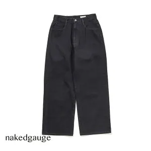 【P20倍】【返品交換送料無料】nakedgauge(ネイキッドゲージ)BLACK DENIM ASHLEY JEANS(ブラックデニム アシュリージーンズ)25AW 定番 デニム ジーンズ 岡山デニム 5ポケットデニム メンズ ギフト 母の日