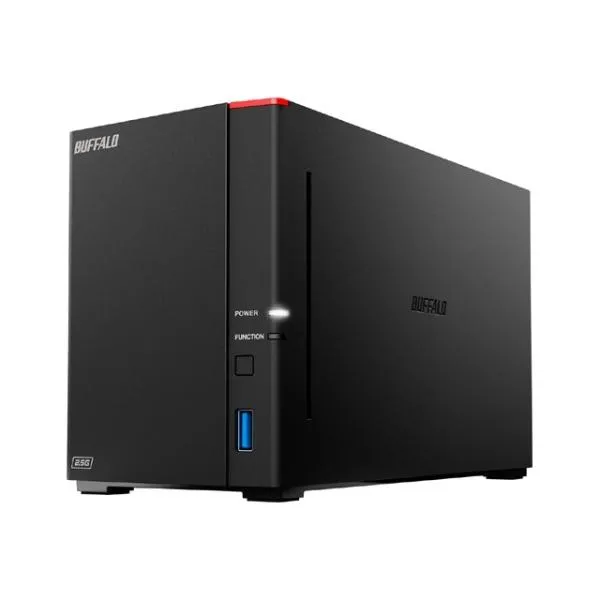 バッファロー（Buffalo） ネットワークHDD（NAS）LinkStation for SOHO 2.5GbE搭載 高速モデル 2ドライブ LS720DN0802B