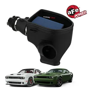 【aFe Power 正規品】19-23y ダッジ チャレンジャー SRT Super Stock ヘルキャット ワイドボディ レッドアイ Jailbreak V8 6.2L スーパーチャージャー Magnum FORCE Stage-2 コールドエアインテーク エアフィルタ