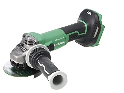 HiKOKI(ハイコーキ) 18V ディスクグラインダ G1810DB トイシ径100mm バッテリー・充電器・ケース別売 スライドスイッチタイプ キックバック軽減システム ダイヤル式無段変速機能 G1810DB(NN) 【ディスクサンダー】